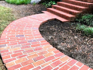 DML brick path after pressure washing